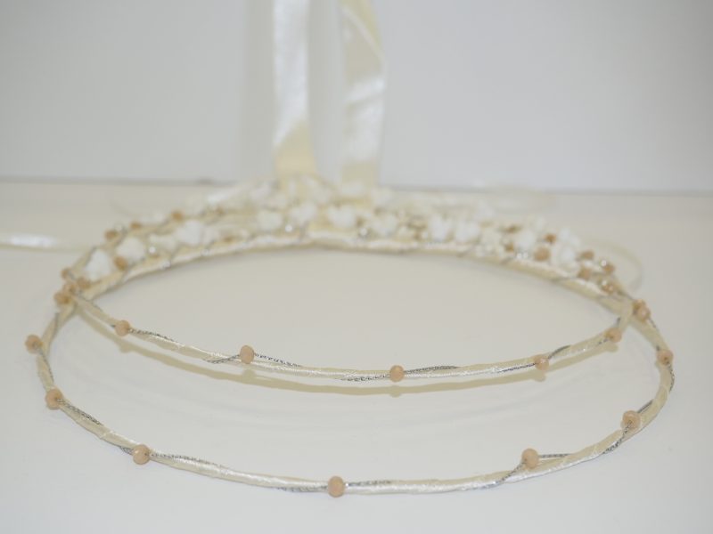 Porcelain wedding crowns Silea N351