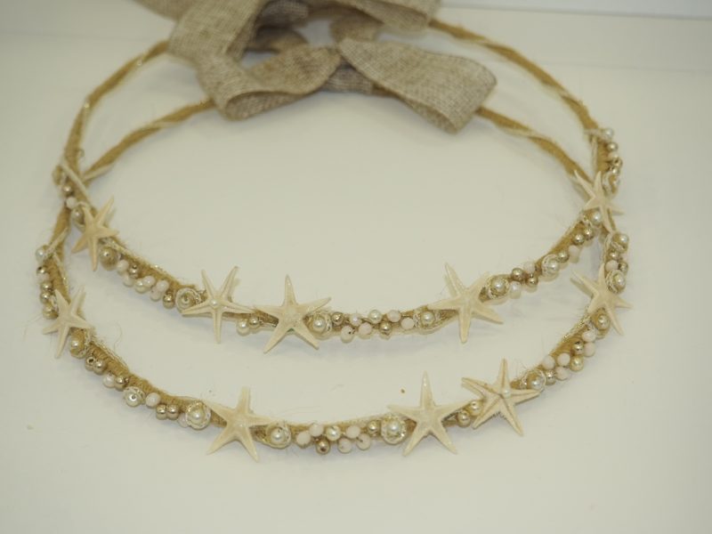 Porcelain wedding crowns Silea N395