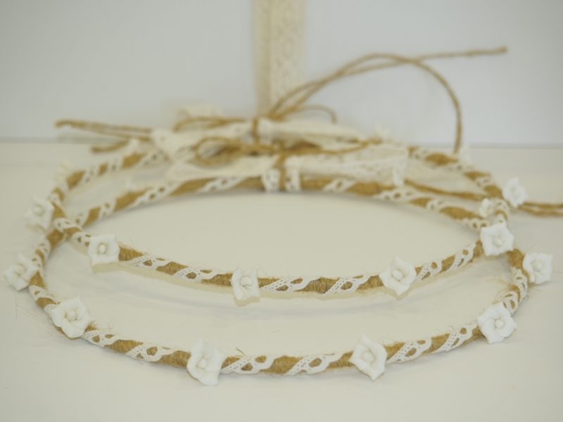 Porcelain wedding crowns Silea N400