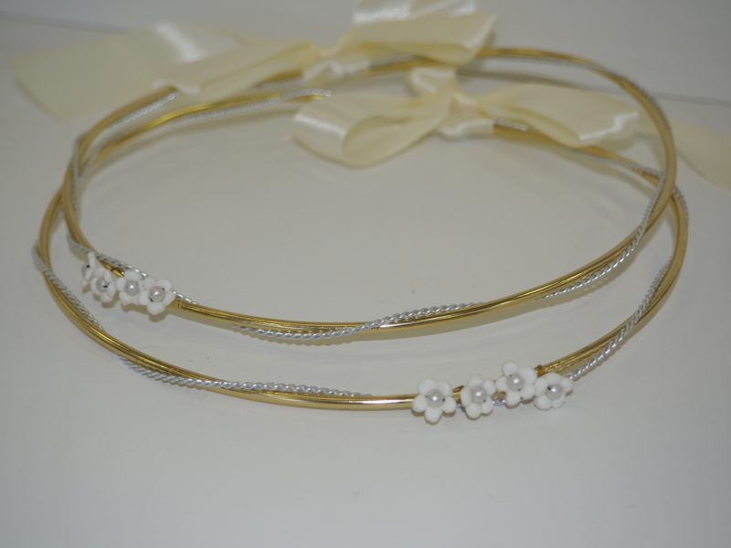 Gold wedding crowns Silea N469