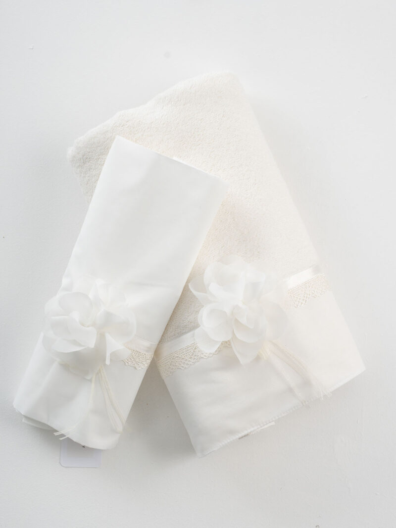 Σετ λαδόπανα κορίτσι 24LKS402.IVORY