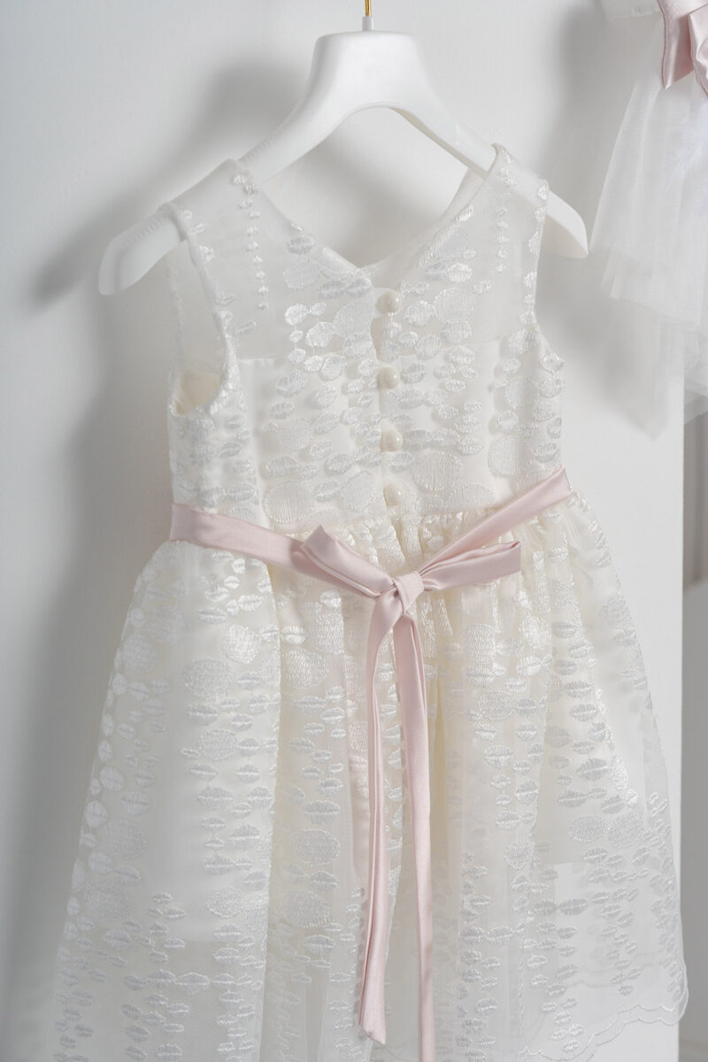Βαπτιστικό φόρεμα Piccolino Megan Ivory - Image 3