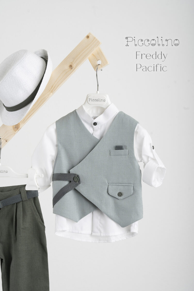 Βαπτιστικό κοστούμι  Piccolino Freddy σε χρώμα Pacific - Image 2