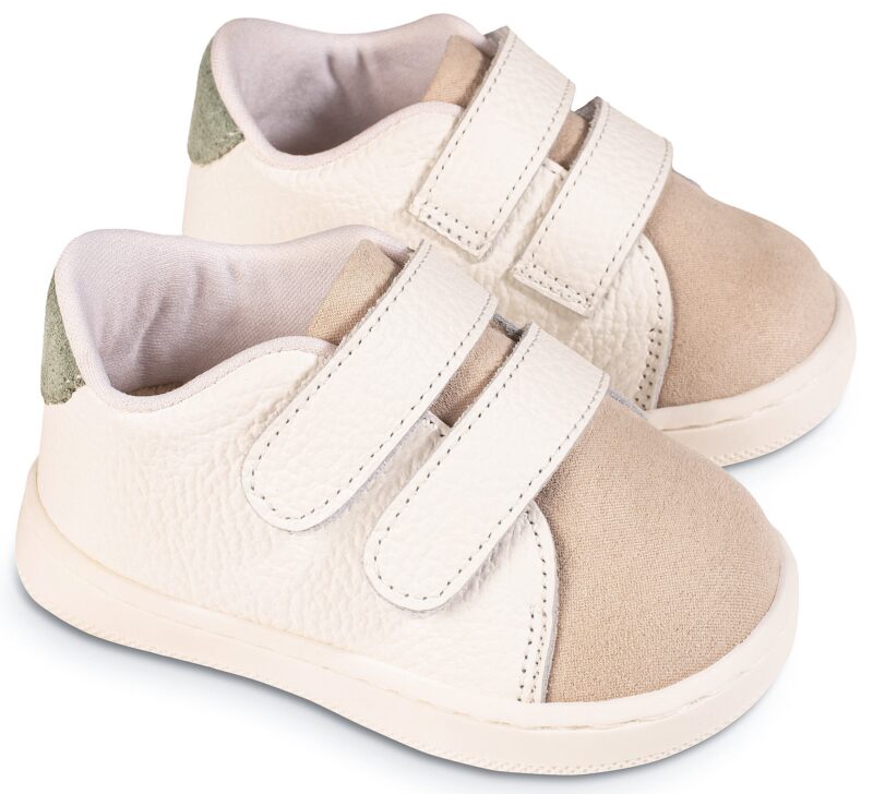 Sneakers Πρώτα Βήματα PRI2113 Λευκό Μπεζ Μέντα
