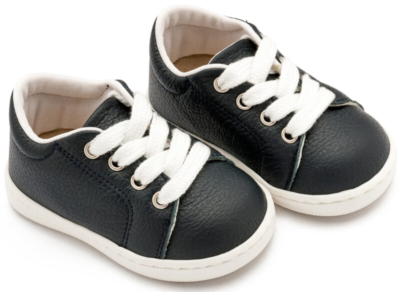 Δερμάτινο Δετό Sneakers Πρώτα Βήματα PRΙ2119 Μπλε