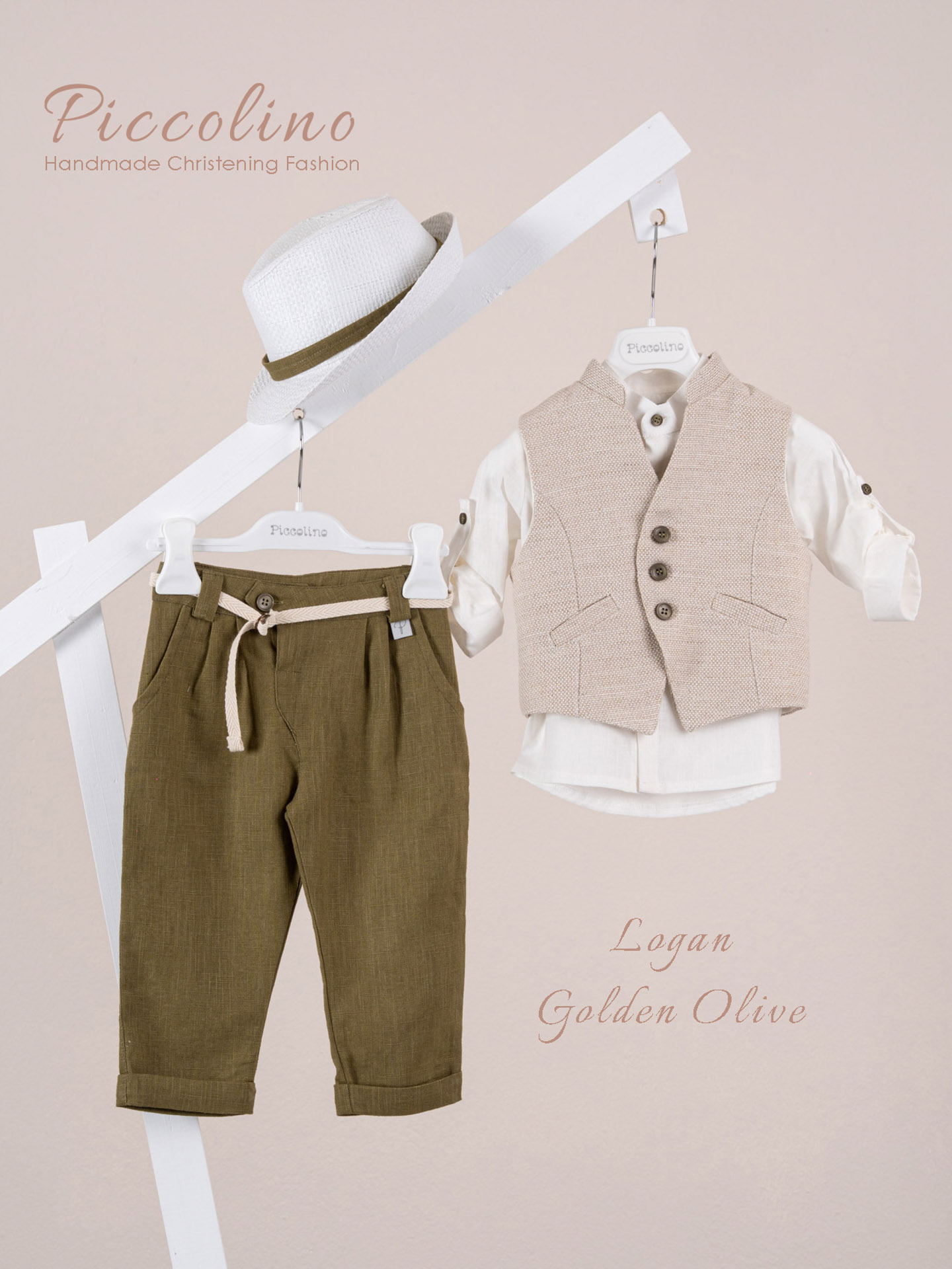 Κοστούμι Piccolino Logan σε χρώμα Golden Olive