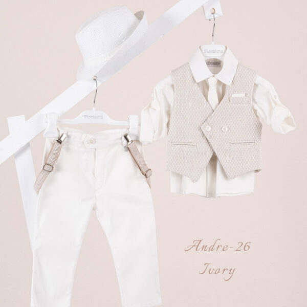 Κοστούμι Piccolino Andre-26 σε χρώμα Ivory