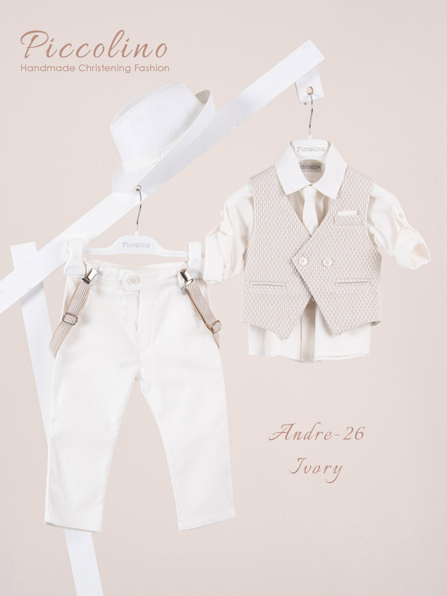 Κοστούμι Piccolino Andre-26 σε χρώμα Ivory