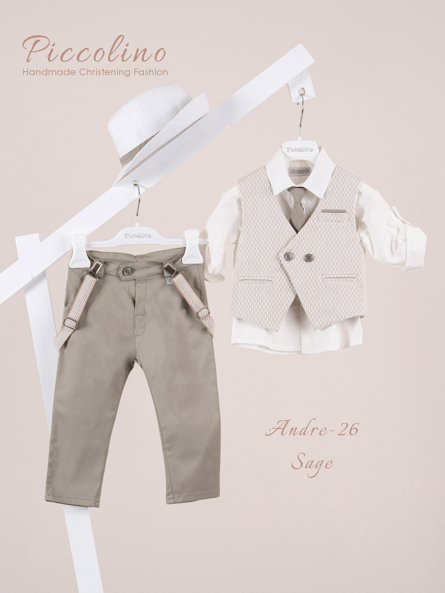 Κοστούμι Piccolino Andre-26 σε χρώμα Sage