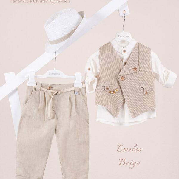 Κοστούμι  Piccolino Emilio σε χρώμα Beige