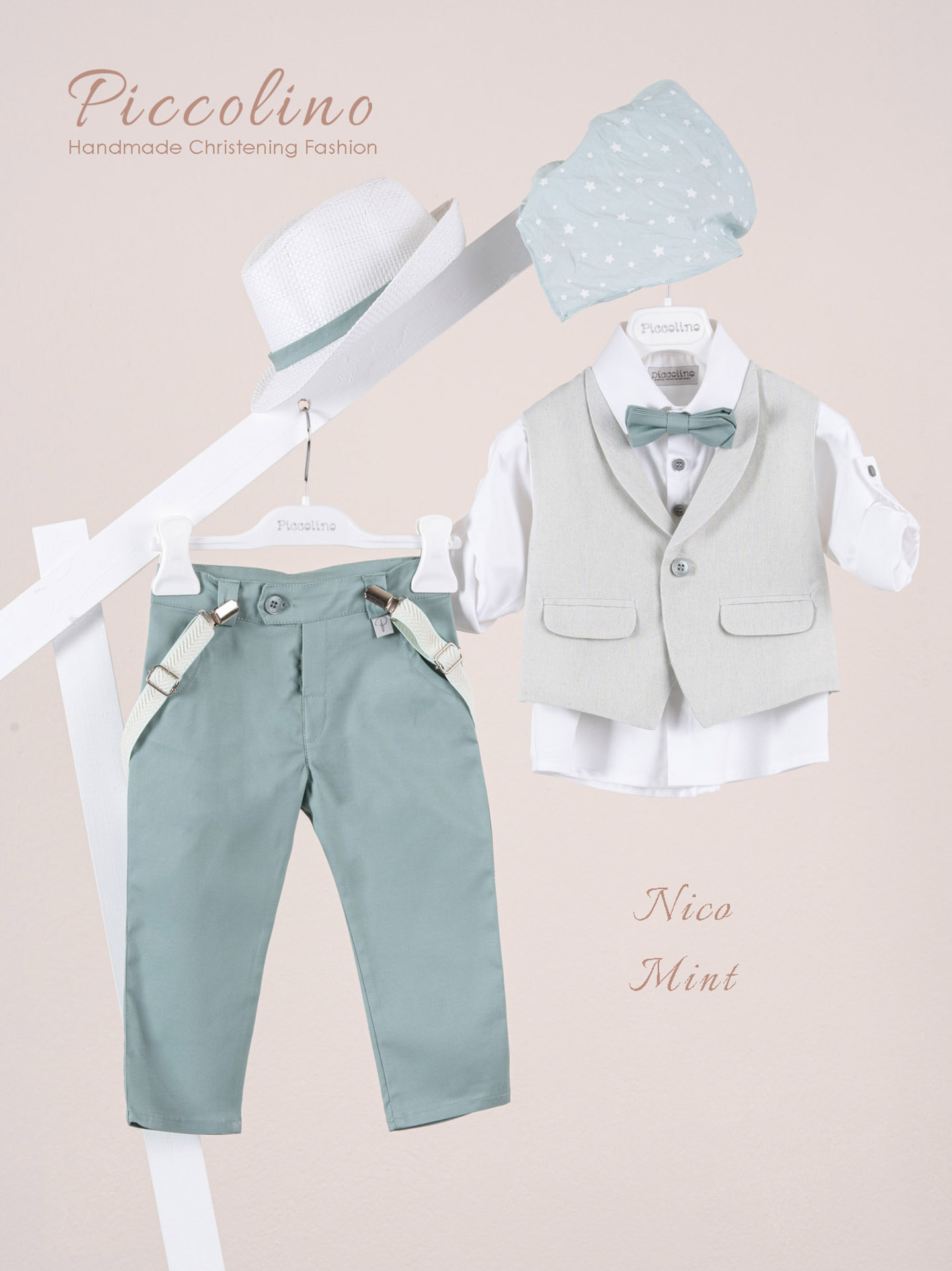 Κοστούμι Piccolino Nico σε χρώμα Mint
