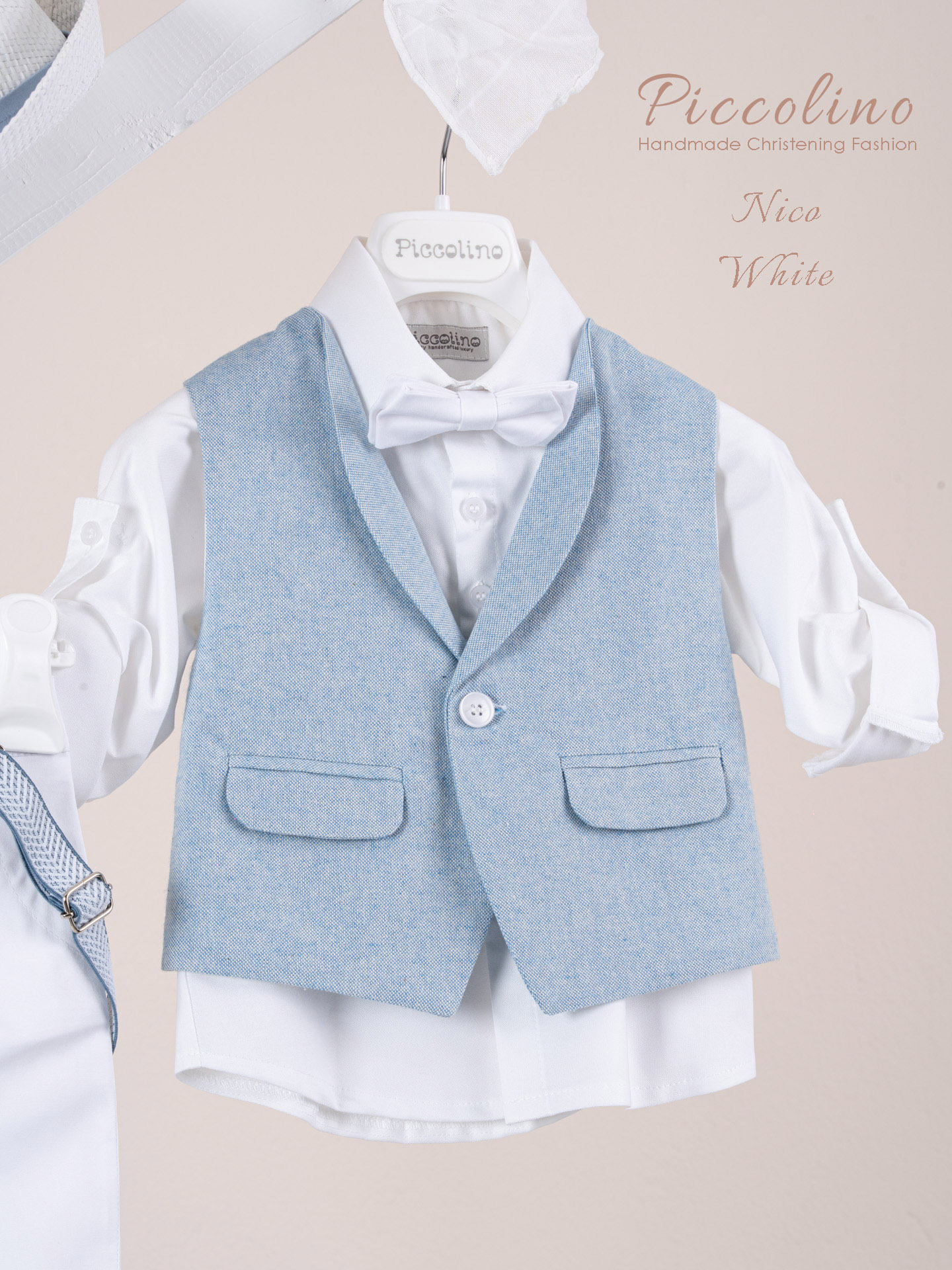 Κοστούμι Piccolino Nico σε χρώμα White - Image 2