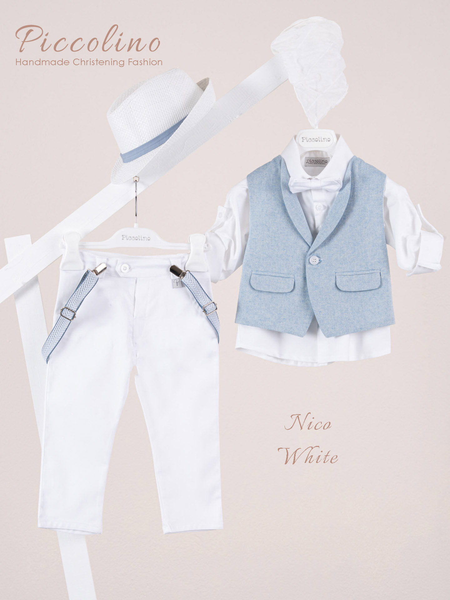 Κοστούμι Piccolino Nico σε χρώμα White