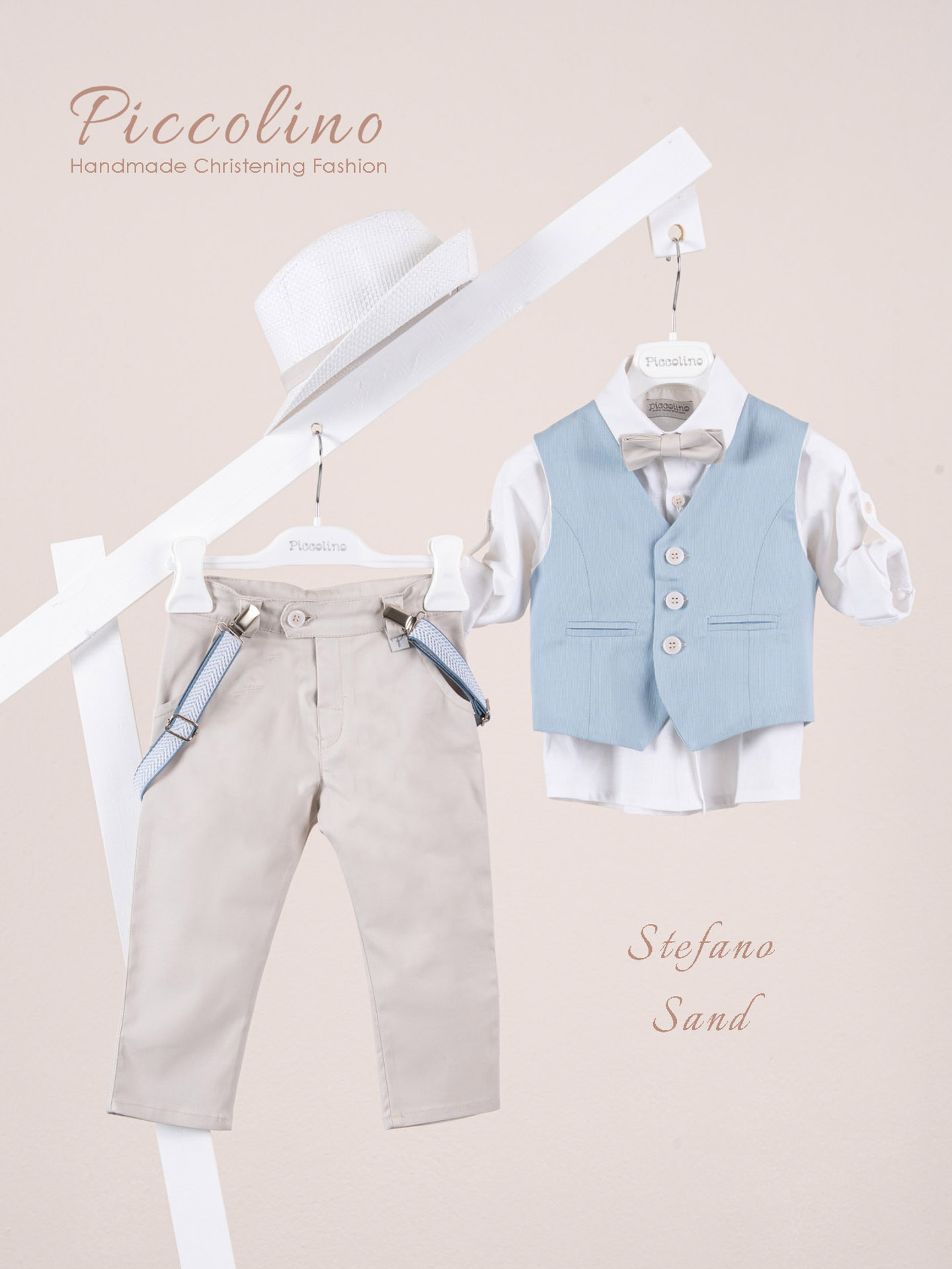 Κοστούμι Piccolino Stefano σε χρώμα Sand