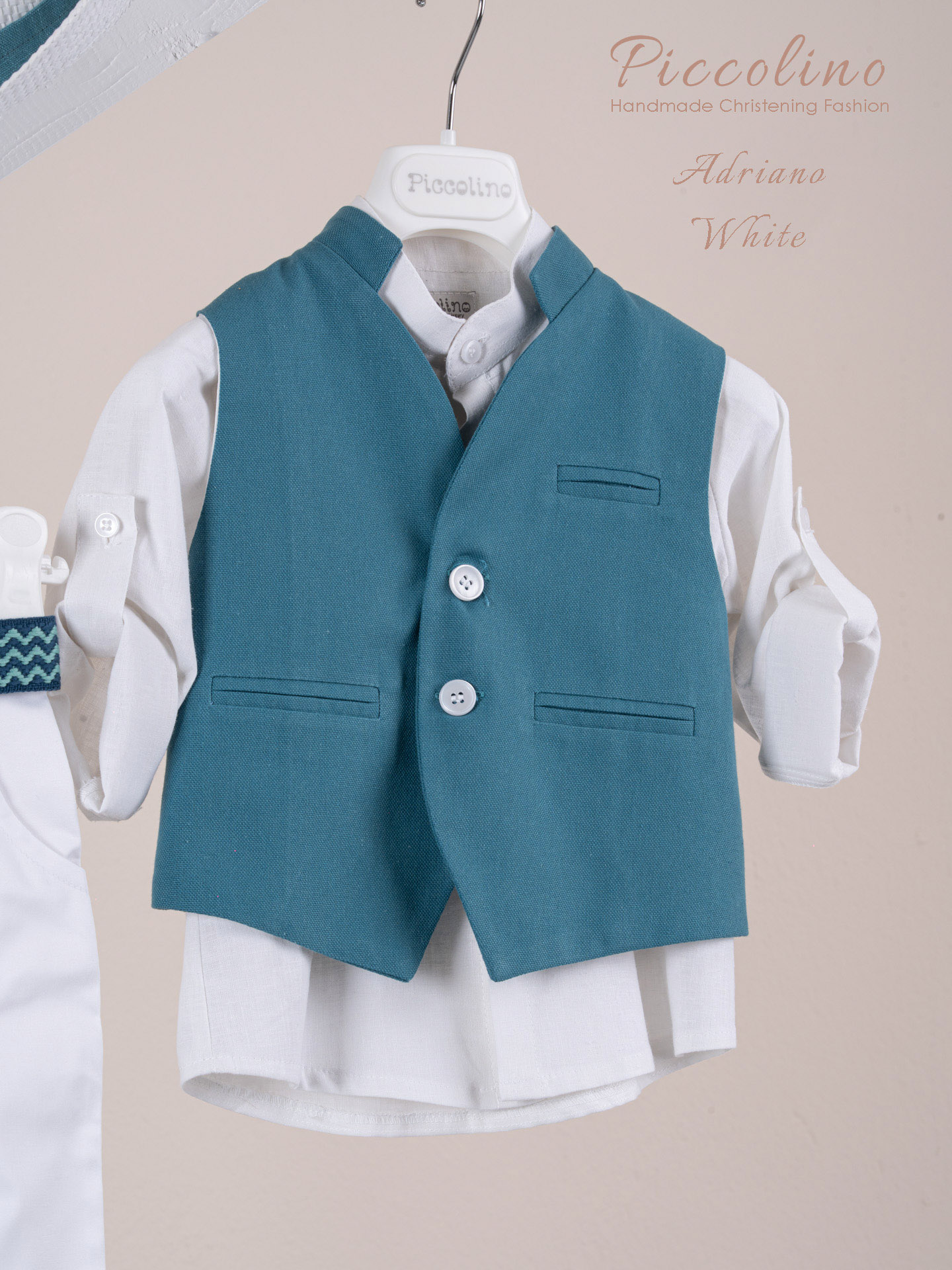 Κοστούμι Piccolino Adriano σε χρώμα White - Image 2