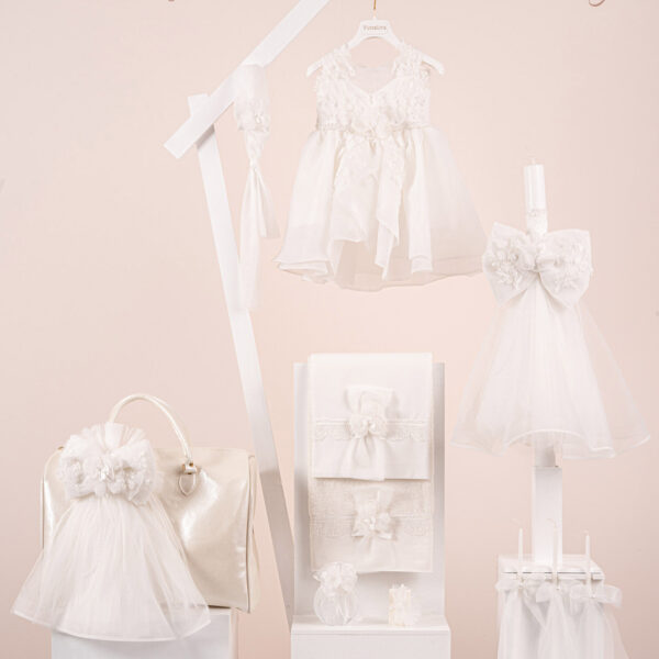 Πακέτο βάπτισης για κορίτσι Piccolino Alba ivory