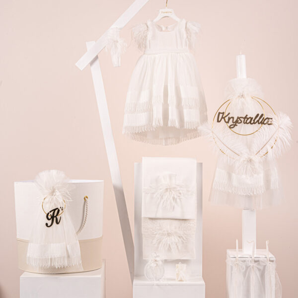 Πακέτο βάπτισης για κορίτσι Piccolino Catalina ivory