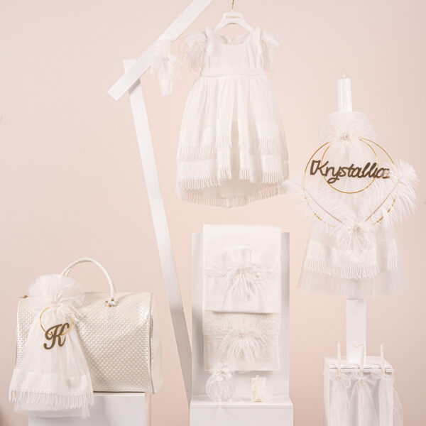 Πακέτο βάπτισης για κορίτσι Piccolino Catalina ivory