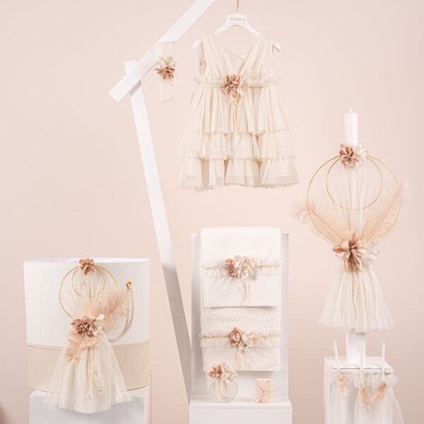 Πακέτο βάπτισης για κορίτσι Piccolino Eleanor gold