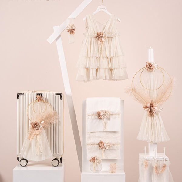 Πακέτο βάπτισης για κορίτσι Piccolino Eleanor gold