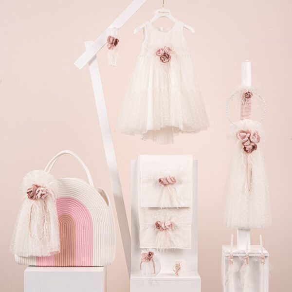 Πακέτο βάπτισης για κορίτσι Piccolino Luna ivory