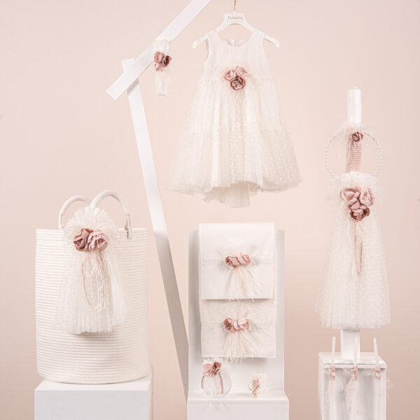 Πακέτο βάπτισης για κορίτσι Piccolino Luna ivory