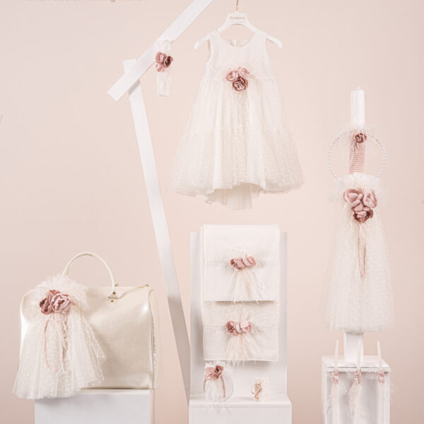 Πακέτο βάπτισης για κορίτσι Piccolino Luna ivory