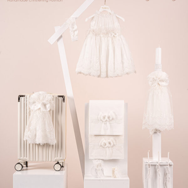 Πακέτο βάπτισης για κορίτσι Piccolino Melody ivory