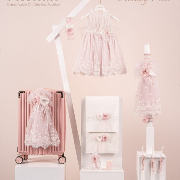 Πακέτο βάπτισης για κορίτσι Piccolino Melody pink