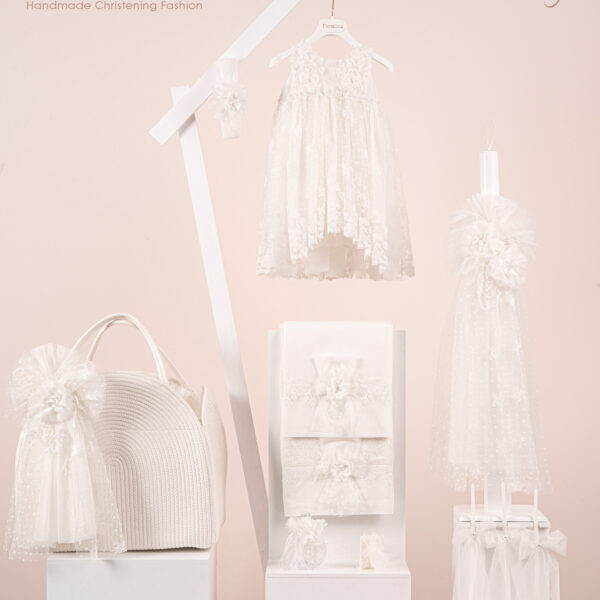 Πακέτο βάπτισης για κορίτσι Piccolino Sienna ivory