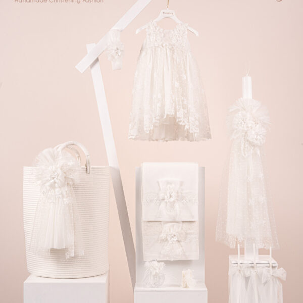 Πακέτο βάπτισης για κορίτσι Piccolino Sienna ivory