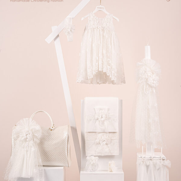 Πακέτο βάπτισης για κορίτσι Piccolino Sienna ivory
