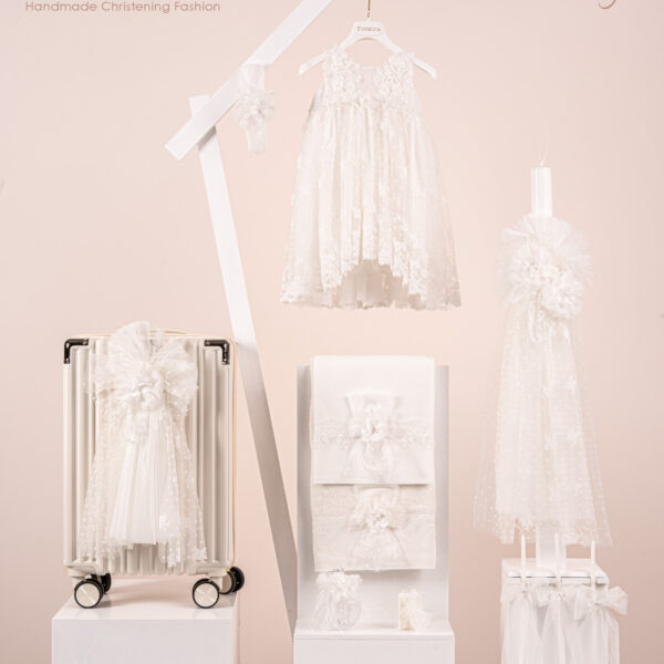 Πακέτο βάπτισης για κορίτσι Piccolino Sienna ivory