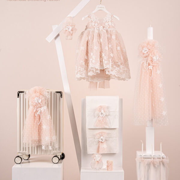 Πακέτο βάπτισης για κορίτσι Piccolino Sienna puce